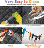 URPOWER Dog Car Seat Cover for Pets 100% Waterproof Seat Cover Hammock 600D Heavy Duty Scratch Proof Nonslip Durable Soft Back Seat Covers for Full Size Trucks