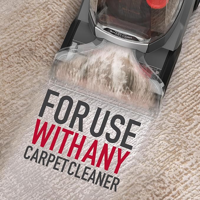 Hoover Oxy Carpet Cleaner Solution, 116 oz., Ocean Breeze Scent, Deep Cleaning Carpet Shampoo Solution, Removes Tough Colored Stains from Carpet and Upholstery, Pair Carpet Cleaner Machine