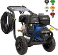 Westinghouse WPX3800 Gas Pressure Washer, 3800 PSI and 3.6 Max GPM, Onboard Soap Tank, Spray Gun and Wand, 5 Nozzle Set, for Cars/Fences/Driveways/Homes/Patios/Furniture, Black