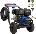 Westinghouse WPX3800 Gas Pressure Washer, 3800 PSI and 3.6 Max GPM, Onboard Soap Tank, Spray Gun and Wand, 5 Nozzle Set, for Cars/Fences/Driveways/Homes/Patios/Furniture, Black