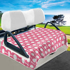 YOKYHOM American Flag Golf Cart Seat Covers for 2/4-Seater, Patriotic USA Seat Towel Blanket Keeps Seats Cool & Clean for Summer, Microfiber Fits EZGO, Club Car, Yamaha, 51"x31"