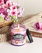 AOOVOO Dreamy Garden Odor Eliminating Highly Fragranced Candle - Eliminates 95% of Pet, Smoke, Food, and Other Smells Quickly, Non Toxic Air Freshing Soy Candle, 9 oz Up to 50 Hours Burn time