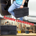 Carrying Bag Compatible with MONOZEL Car Vacuum Portable Cordless,Portable Carry Case for 18000Pa 2 in 1 Vacuum Cleaner,Handheld Vacuum Cordless Storage Organizer,Large Capacity(Bag Only)
