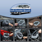 Car Interior Duster Detail Brush Cleaning Gel Kit, Soft Dash Vent Dusting Slime Putty Detailing Brushes Accessories Essentials Supplies Tools for Auto,Truck,SUV,RV