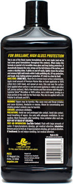 Meguiar’s Flagship Premium Marine Wax, M6332, Easy-to-Use Boat Polish and Wax that Removes Swirls, Scratches, and Oxidation While Adding Long-Lasting Protection, Gifts for Car Lovers, 32 Oz