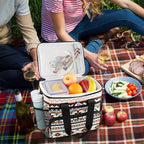Cooler Bag Insulated Picnic Bag Large Lunch Box Reusable Tote Bag Soft Sided Portable Beach Cooler Grocery Camping