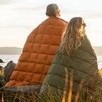 Horizon Hound Puffy Down Camping Blanket - Outdoor Travel Quilt | Sustainable, Insulated, Lightweight & Warm Gear for Sleep, Camping, Stadium, Hiking & Festivals | Water Resistant, Packable & Compact