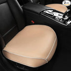 2pcs All-Season Car Seat Wraps Khaki - Breathable Car Seat Covers with Anti Slip Bottom - Durable Auto Seat Cushions Universal Fit for Vehicles Cars SUV Trucks Front Seats