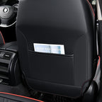 FLORICH Seat Covers for Cars, Waterproof Seat Covers, Leather Car Seat Covers 2 Pack, Universal Seat Cushion Protector for Most Cars Trucks SUV-Black&Red Line