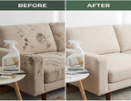 Couch Cleaner and Stain Remover Spray – Professional Strength, Multi-Surface Fabric and Upholstery Cleaner – Pet-Safe, Non-Toxic, Quick-Drying for Couches, Sofas & Car Interiors.