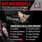 Adam's Polishes Interior Detailer Gallon (Sweet Almond) - Total Car Interior Cleaner, Protectant & Dressing | All Purpose Cleaner & Leather Conditioner | Vinyl, Dashboard, Screen, Seat Cleaner & More