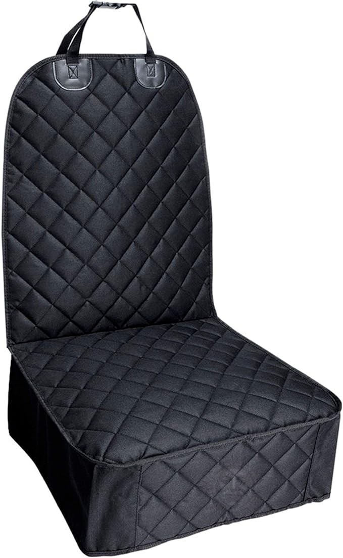 SunGrow Ferret & Dog Front Seat Car Cover, Bucket Seat Protector for Dogs, Captain Chair Seat Cover, Non-Slip Pet Car Seat Protector, Universal Fit, Washable Pet Seat Cover, Pet Travel Accessories
