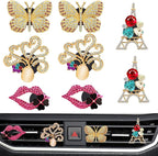 8 Pcs Cute Car Air Fresheners Vent Clips Charms, Car Diffuser Vent Clip Car Accessories for Women
