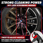 Rim Reactor Wheel Cleaner Spray – Gel Concentrated Formula – Removes Brake Dust, Grime & Dirt – Non-Acid, pH Neutral – Safe for Alloy, Aluminum, Chrome & Black Wheels – Rim Care Solution – Gallon