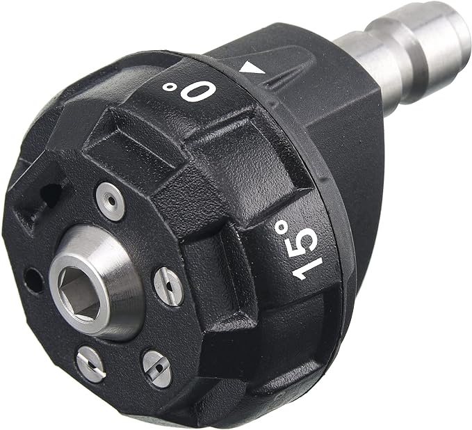 JOEJET Pressure Washer Nozzle Tips, 6-in-1 Quick Changeover, Adjustable Pressure Washer Nozzle with 1/4 Inch Quick Connect, 4000 PSI