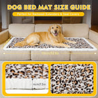 Car Back Seat Mat for Dog 53"x24" Dog Bed for Car Scratch Proof Non Slip Thick Odorless Non Fading Pet Travel Cushion Bed Overlay for Hard Bottom Extender & Cat Rabbit Pet Car Seat Cover Protector