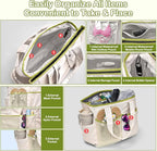 Odoland Soft Cooler Bag - Leakproof & Insulated, 2-in-1 Collapsible Design, Dry/Wet Separation, Large Soft Sided Cooler with Multi-Pocket Design for Beach, Picnic, Camping, Day Trip, Family Size