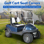 NOKINS Golf Cart Diamond Seat Covers Kit, Fit for Club Car Precedent OEM Standard Front Seat Cushion, Golf Cart Vinyl Seat Cover, No Nails Required
