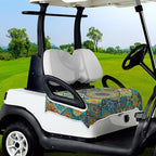 ENYORSE Golf Cart Seat Covers - Ethnic Style Golf Cart Towel Blanket for 2/4 Seater, Soft & Breathable Microfiber, Keeps Seats Cool & Comfortable, 51”x31”, Fits EZGO/Yamaha/Club Car