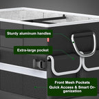 Cooler Bag – Soft Travel Cooler Holds 45 Cans, Stays Cold for 8H & Warm for 6H – Portable Car Trunk Organizer for Camping, Beach, Picnic