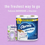 Febreze Small Spaces Air Freshener, Odor-Fighting, Plug In Alternative, Air Fresheners for Home and Bathroom and Kitchen, Closet Air Fresheners, Lilac Sunrise and Juicy Summer Peaches Scent, 4 Count
