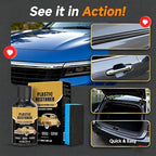 Plastic Restorer for Cars,Ceramic Crystal Coating, Black Trim Restorer,-Restores Faded Plastic & Provides 6-Month UV Protection,Ideal for Car Owners, Exterior Detailing & Trim Care