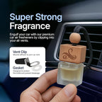 Solvere Diffuser with Vent Clip | Strong Automotive Freshener Long Lasting | Powerful Car Fresheners for Men with Odour Eliminating Technology | Luxury Air Freshener by Perfa