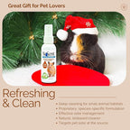 No Scent Small Animal Guinea Pig Cage Cleaner | Hamster & Rabbit Habitat Pet Odor Spray (2 Fl Oz / 59 mL) Pack of 2