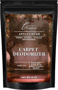 Lapew Apple Crush Carpet Deodorizer Powder - Pet Safe Freshener for Vacuuming | Scented Odor Eliminator for Home | 16 oz