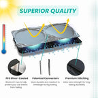 Windshield Sun Shade -Certified 99.87% UVB & 99.02% UVA Car Sun Shade. Award Winning Sunshade - Patented Technology | Compatible for Nissan Ariya (2023-2025) | Car Shades by Kinder Fluff