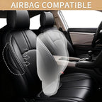 AOMSAZTO Custom Fit for Honda Civic Seat Covers Sedan LX 2016 2017 2018 2019 2020 2021 Ful Set Faux Leather Car Seat Covers Black