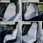 Car Seat Towel | Premium Microfiber Towel Seat Covers for Cars | Universal Fit & Machine Washable | Portable Car Seat Towel Cover After Gym, Yoga, Beach Coastal Blue