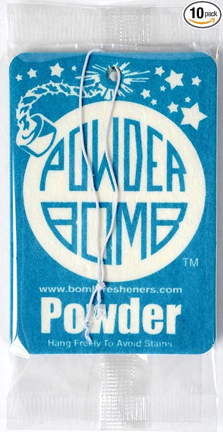 Powder Bomb Air Freshener Pouch Pack 10 Pack