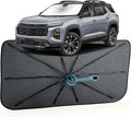 Car Windshield Sun Shade for Chevrolet Equinox 2018-2026 –[Reflective Coated Fabric] Sunshade Umbrella for Front Window, Car Shades Sun Visor Keep Car Cool and Protects Interior, 1:1 Exact Fit