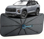Car Windshield Sun Shade for Chevrolet Equinox 2018-2026 –[Reflective Coated Fabric] Sunshade Umbrella for Front Window, Car Shades Sun Visor Keep Car Cool and Protects Interior, 1:1 Exact Fit