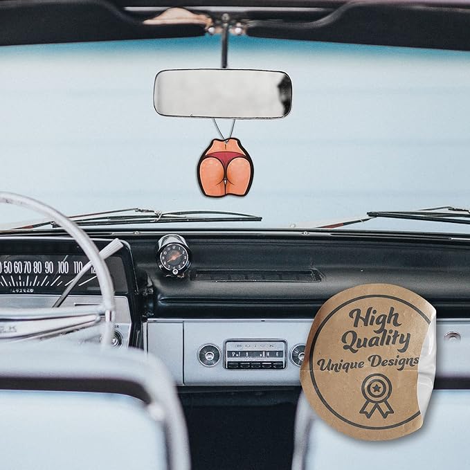Sexy Ass Car Air Freshener 6 Pack Scented With Premium Oils By Fresh Fresheners