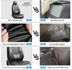 Fit Honda Fit Car Seat Covers for Honda Fit 2007-2019 2020 - Upgraded Premium Waterproof & Breathable Leather, Airbag Compatible, All-Weather Seat Cushion Protector (Full Set, Black)