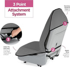 lebogner Waterproof Sweating Car Seat Cover for Post Gym Workout, Running, Swimming, Beach and Hiking, Universal Fit Anti-Slip Bucket Seat Protector for Cars, SUVs and Trucks, Machine Washable, Grey