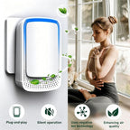 Plug In Air Ionizer Purifier for Home (4 Pack), Negative Ion Generator, Quiet Air Freshener for Bedroom, Office, Kitchen, Portable Air Filter, Mini Air Cleaner