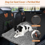 Backseat Pet Bed Mat Thickened Dog Bed for Car Back Seat with Non-Slip Bottom, Travel Pet Mat Fit for Backseat Extenders and Trucks SUVs
