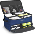 YOREPEK 2 Layer Golf Trunk Organizer, Golf Gifts for Men with Separate Ventilated Compartment for 2 Pair Shoes, Waterproof Car Trunk Locker for Balls, Tees, Clothes, Gloves, Gifts for Golfers