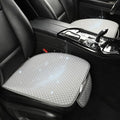 West Llama Car Seat Covers for Summer,Ice Silk Bottom Seat Covers for Cars Include 2 Piece Front Driver Seat Pad Mat Universal Fits 90% SUVs,Cars,Sedans(2Piece-Gray)