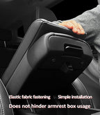 Truck Center Console Cover/pad PU Leather,Universal Large Armrest mat, Adjust Driving Posture Cushion,Protector Box,Keep Driving Safety,f150 Sierra Titan silverdo Tundra