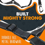 Mighty Paw Dog Seat Belt For Car Headrest - Distraction Free Driving, Heavy-Duty Aviation Grade Aluminum Carabiner, and Tactical Buckle.Adjustable Dog Seatbelt Harness for Small, Medium and Large Pets