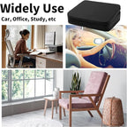 HOMBYS Adjustable Car Booster Seat for Short Drivers, 3 Heights for Different People, Adult Car Seat Cushions for Driving, Supportive Car Seat Pad for Lower Back Pain Reduce, (17"x12.8"x6.3", Black)