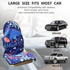 Car Seat Covers 2pcs Waterproof Towel Car Seat Cover Universal Fit for Most Trucks SUV Fitness Athletes Pets Gym and Water Sport，Dinosaur