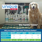 Unique Pet Odor and Stain Eliminator Liquid Concentrate - Makes Over 2.5 Gallons - Eliminates Pet Odors and Stains (32 oz)