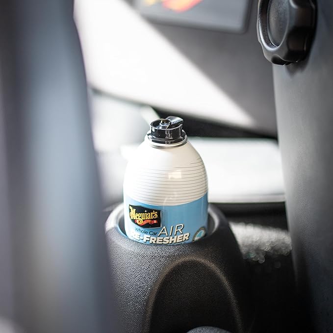 Meguiar's G16602EU Whole Car Air Re-Fresher Odor Eliminator Mist Sweet Summer Breeze Scent Air Bomb 59 ml