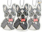 Dog Car Air Freshener 4 Pack French Bulldog Scented With Premium Oils By Fresh Fresheners