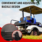 Golf Cart Front and Rear Seat Covers for Yamaha G29/drive Drive 2 2007+, Durable Polyester Fabric Yamaha G29 Seat Covers, Breathable Washable